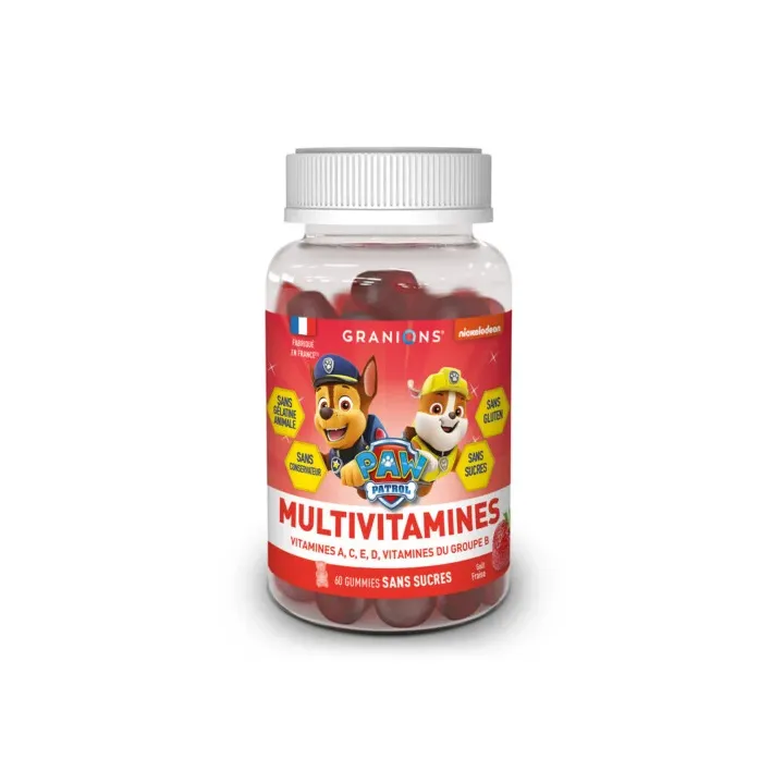 Gummies kid Pat Patrouille multivitamines Granions - pot de 60 gommes