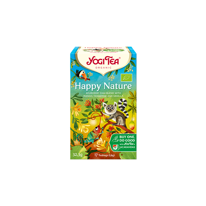 Happy Nature Infusion bio Yogi Tea - boîte de 17 sachets