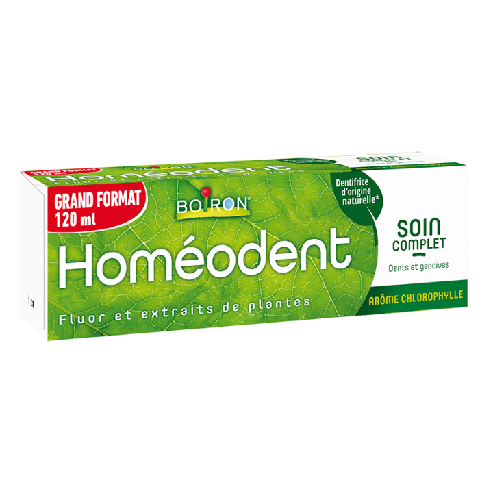 Homéodent soin complet dents et gencives goût chlorophylle Boiron - tube de 120 ml
