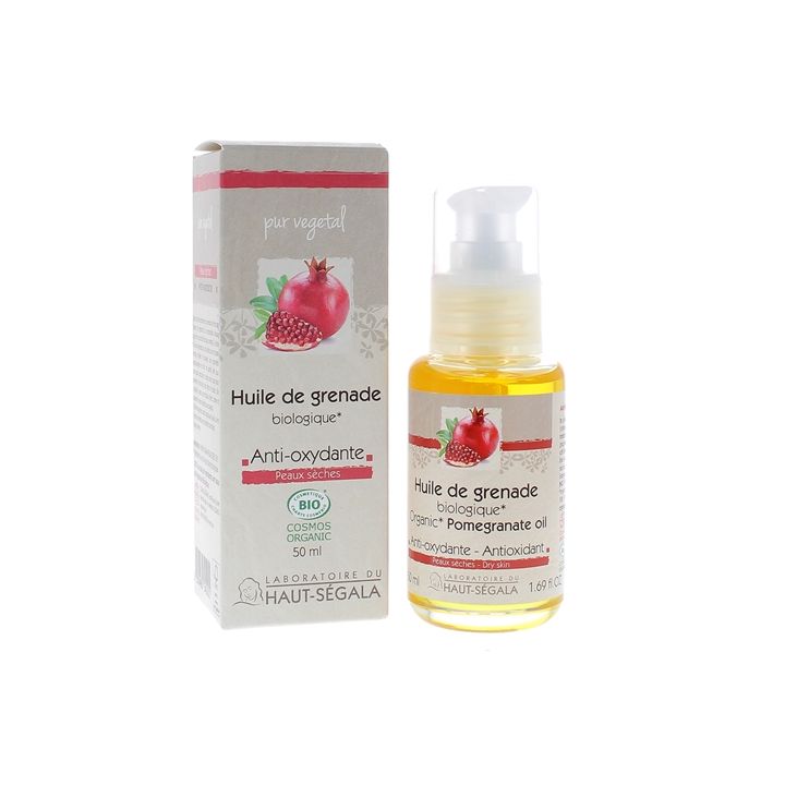 Huile de grenade bio Haut-Ségala - flacon de 50ml