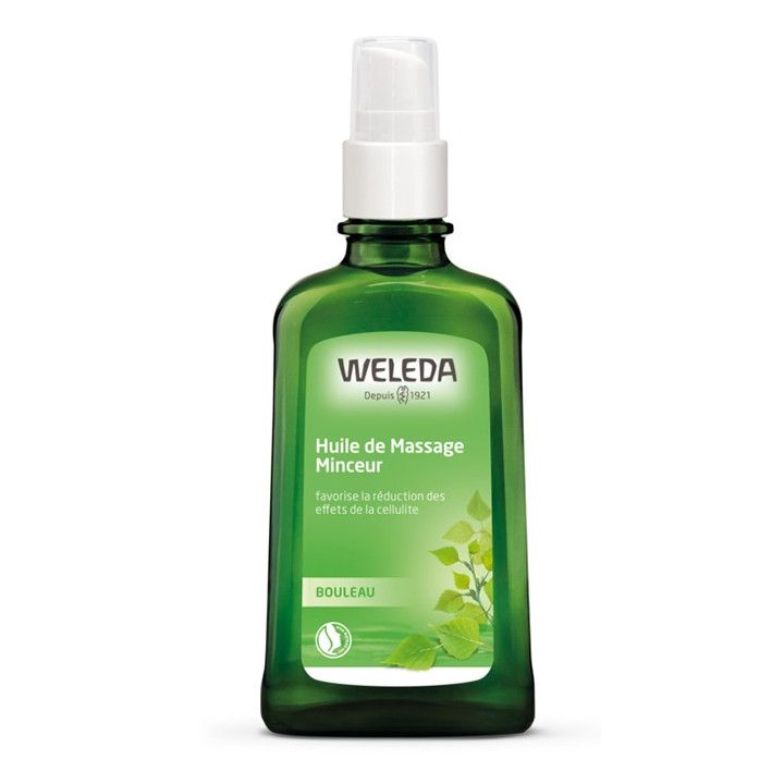 Huile de massage minceur bouleau Weleda - flacon de 100 ml