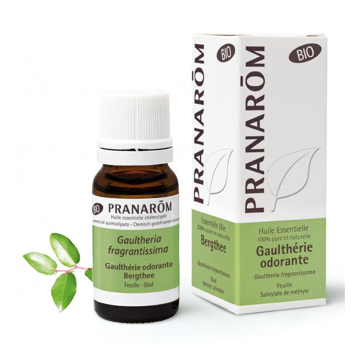 Huile essentielle de Gaulthérie odorante bio Pranarom - flacon de 10 ml