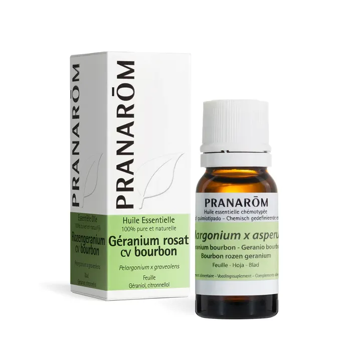Huile essentielle Géranium rosat cv bourbon Pranarom - flacon de 10ml