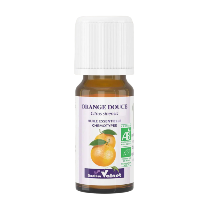 Huile essentielle Orange douce bio Dr Valnet - 10 ml