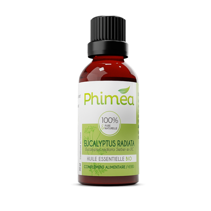 Huile essentielle d'eucalyptus radié bio Phimea - flacon de 30 ml