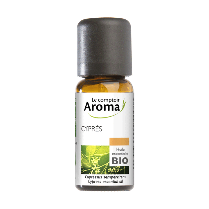 Huile essentielle de Cyprès bio Le Comptoir Aroma - flacon de 10 ml