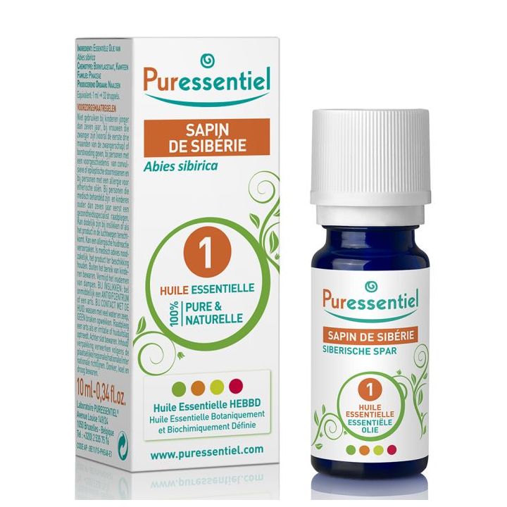 Huile essentielle de Sapin de sibérie Puressentiel - flacon de 10 ml