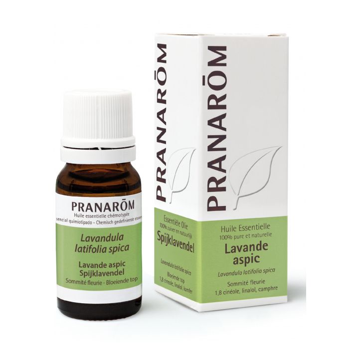 Huile essentielle de lavande aspic Pranarôm - flacon de 10 ml