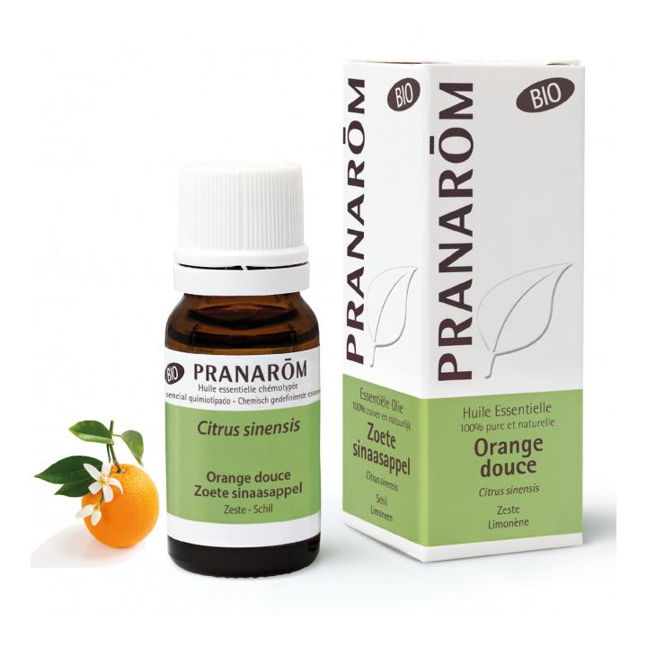 Huile essentielle d'orange douce BIO Pranarôm - flacon de 10 ml