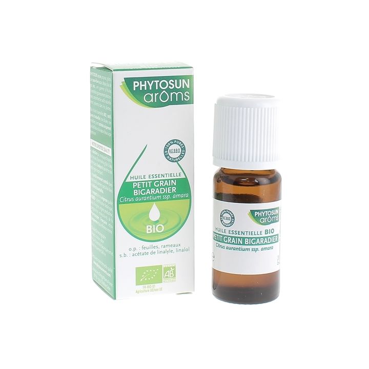 Huile essentielle Petit grain bigaradier bio Phytosun arôms - flacon de 10 ml