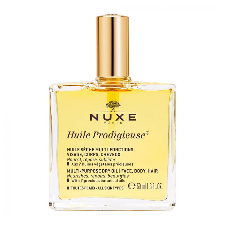 Huile prodigieuse huile sèche visage, corps et cheveux Nuxe - flacon de 50 ml