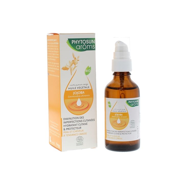 Huile végétale de Jojoba Phytosun Arôms - flacon de 50 ml