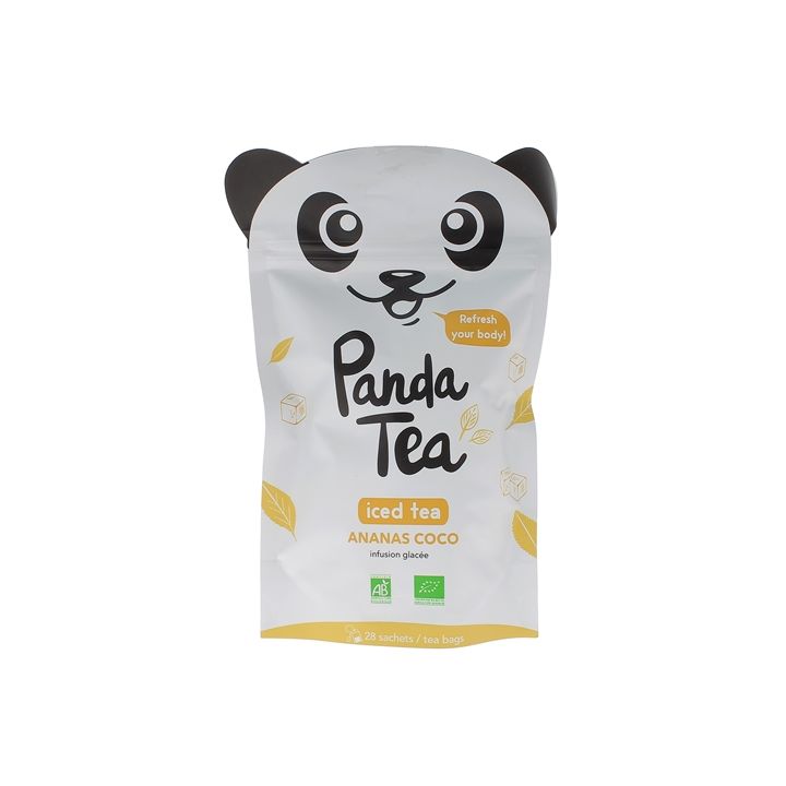 Iced tea détox ananas & coco Panda Tea - 28 sachets