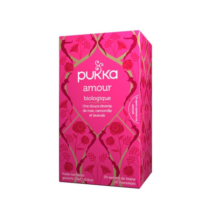 Infusion Amour (Love) BIO Pukka - boite de 20 sachets