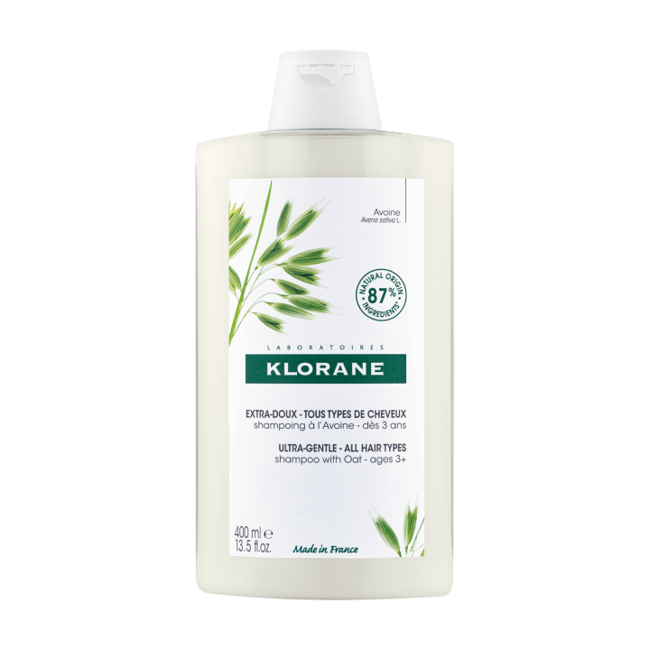 Shampooing au lait d'avoine extra-doux protecteur Klorane - flacon de 400ml