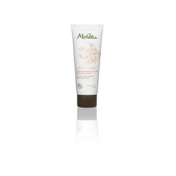 L'Argan Bio Crème mains veloutée BIO Melvita - tube 75 ml