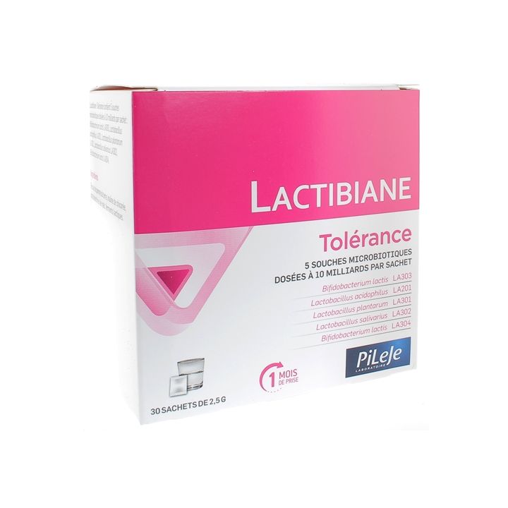 Lactibiane Tolérence Pileje - boite de 30 sachets de 2,5 g