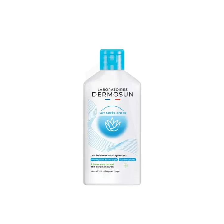 Lait fraîcheur après-soleil nutri-hydratant Dermosun - flacon de 200ml