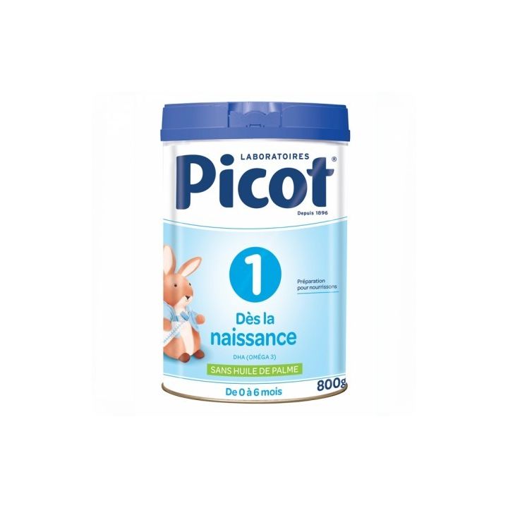 Lait poudre 1er âge standard Picot - boite de 800g