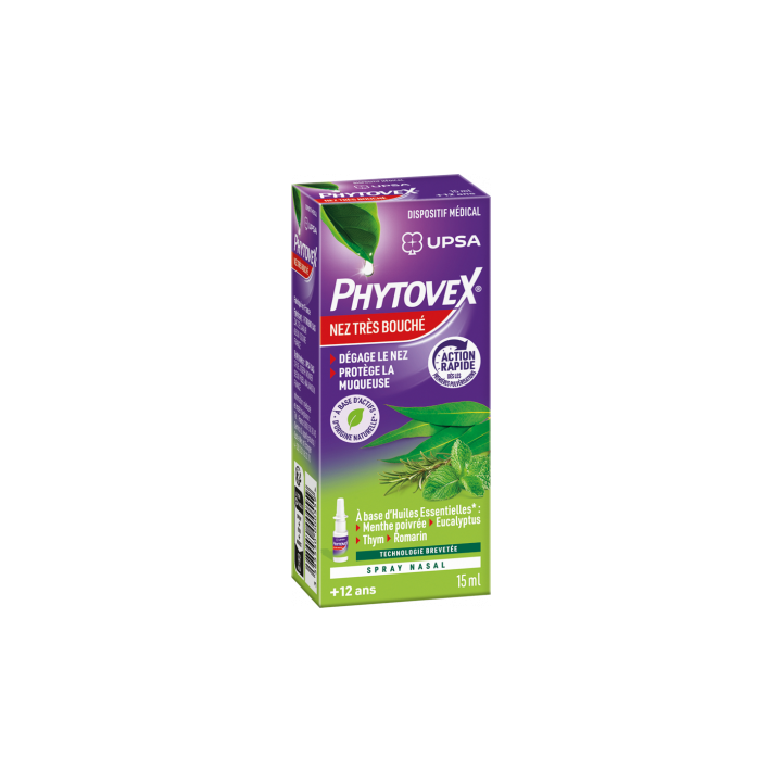 Phytovex nez très bouché Upsa - Spray de 15 ml