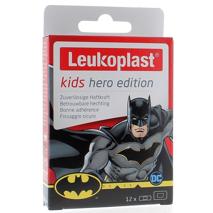 Leukoplast Kids Pansement Batman Hero edition BSN Médical - boîte de 12 pansements