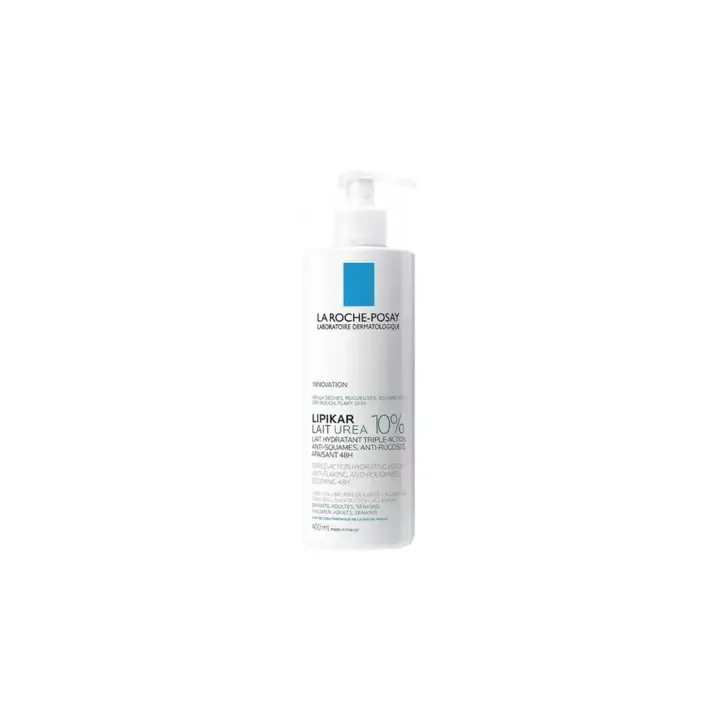 Lipikar Lait Urea 10% hydratant La Roche-Posay - flacon-pompe de 400ml