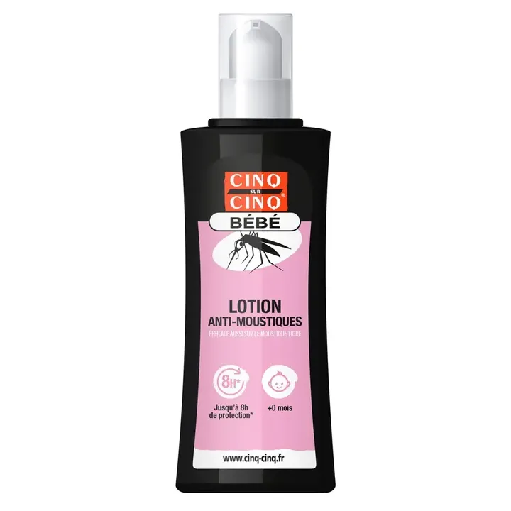 Lotion anti-moustiques bébé Cinq sur Cinq - spray de 100ml