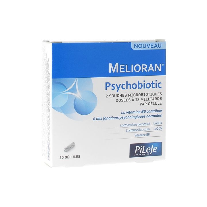 Melioran psychobiotic Pileje - boite de 30 gélules