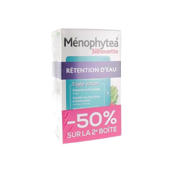 Ménophytea Silhouette rétention d'eau Nutreov - lot de 2 boites de 30 comprimés