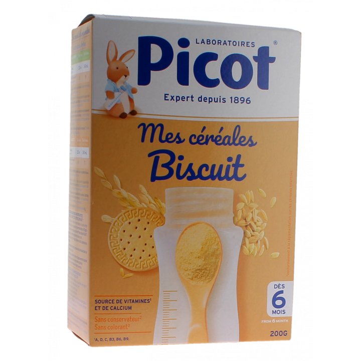 Mes céréales biscuit Picot - boite de 200g
