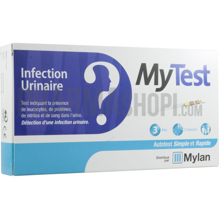My Test infection urinaire détection infection urinaire Mylan - 3 kits