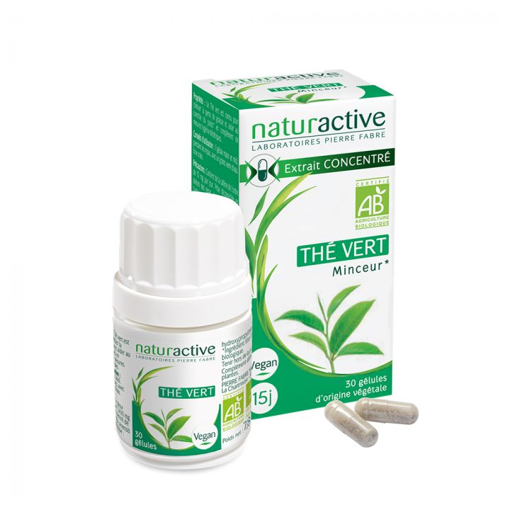 Thé vert bio Naturactive - boîte de 30 gélules