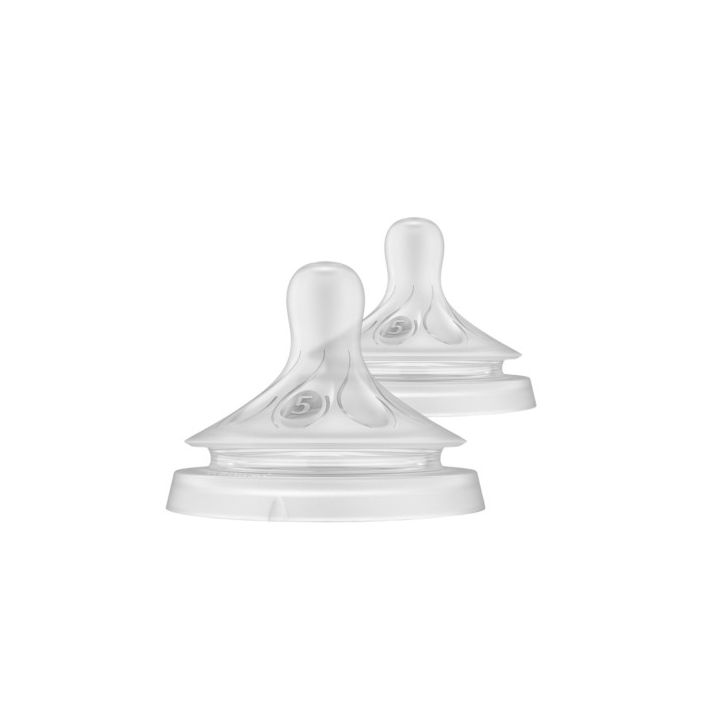 Tétine Natural Response débit 5 6 mois et + Avent - lot de 2 tétines