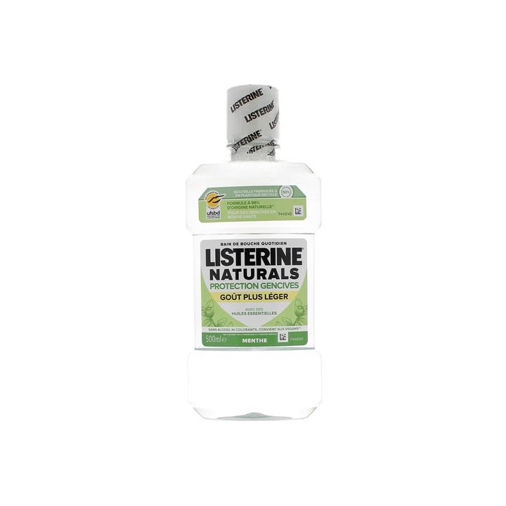 Naturals bain de bouche protection gencives Listerine - flacon de 500ml