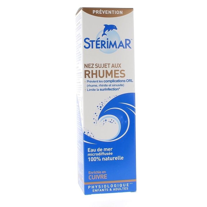 Nez sujet aux rhumes Stérimar - spray de 100 ml