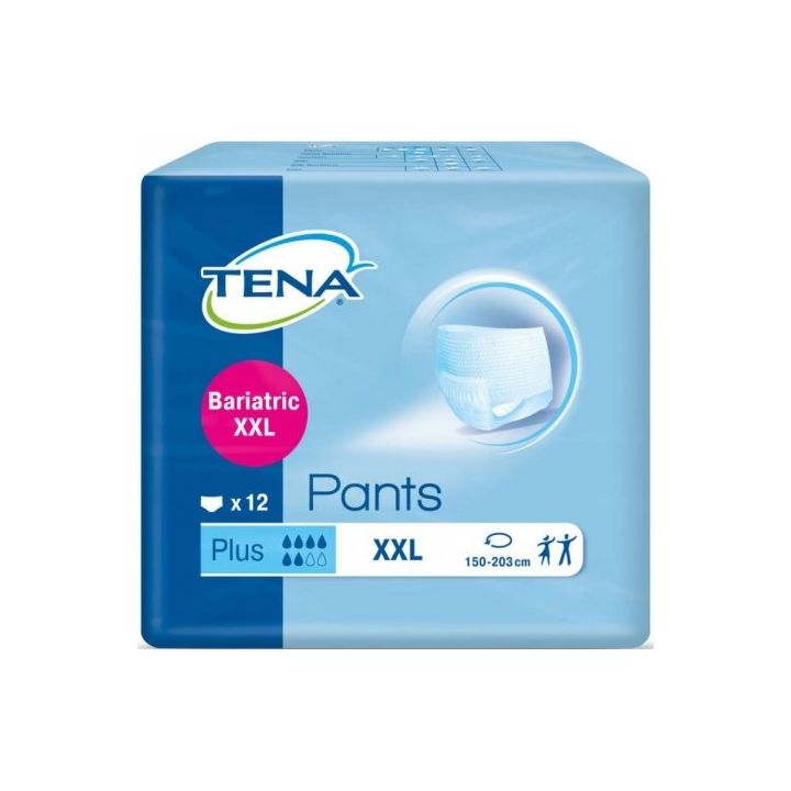 Pants Bariatric Plus taille XXL Tena - paquet de 12 protections
