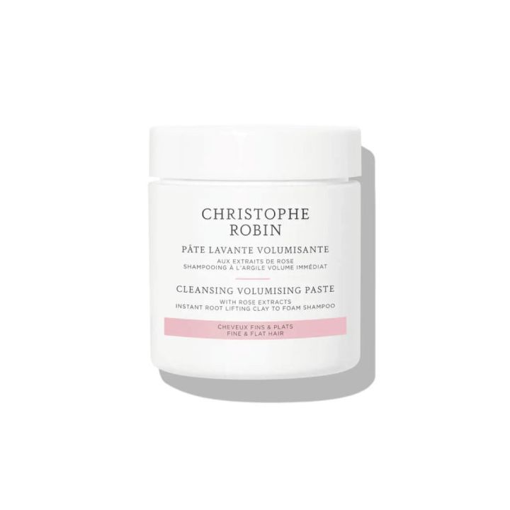 Pâte lavante volumisante aux extraits de rose Christophe Robin - pot de 75ml