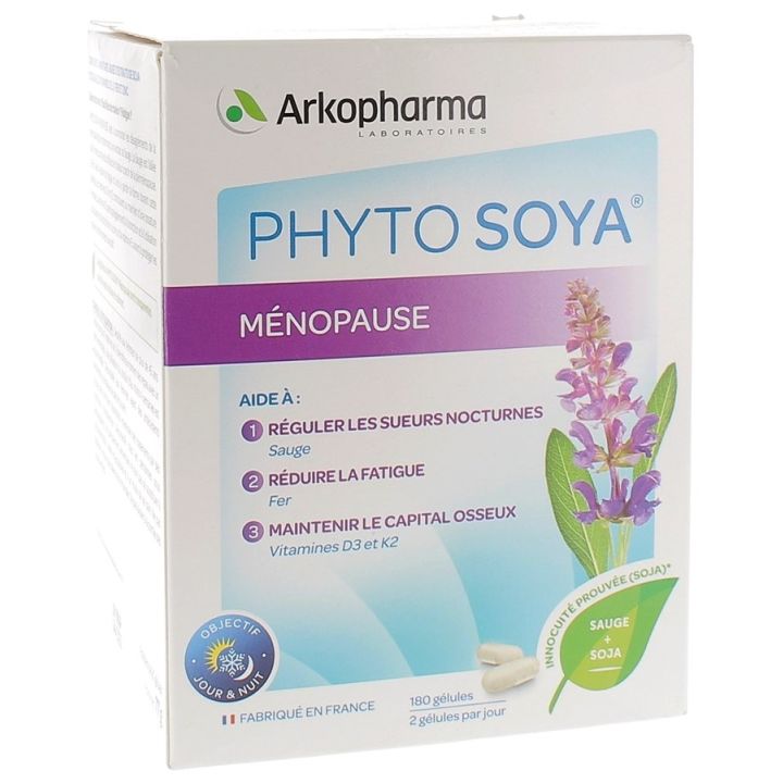 Phyto Soya ménopause Arkopharma - boîte de 120 gélules
