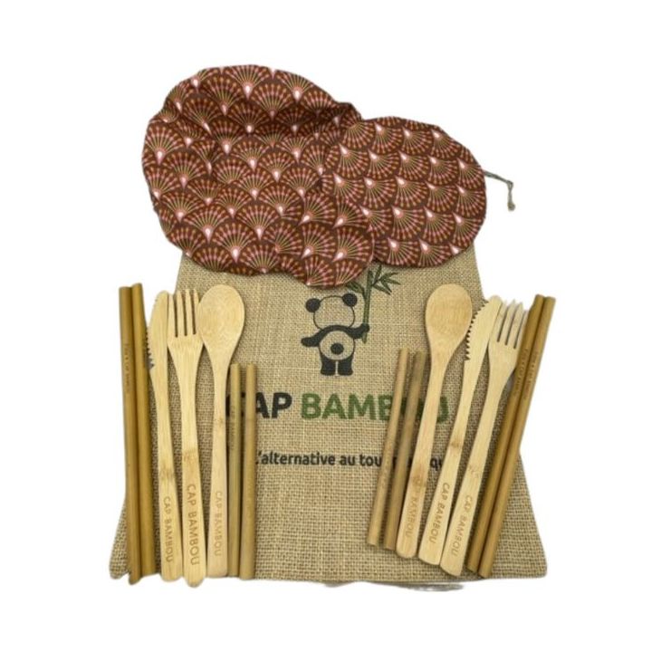 Pique nique box zéro déchet Cap Bambou - un pochon