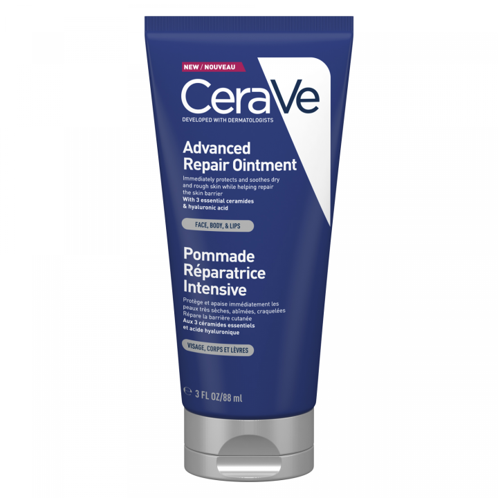 Pommade réparatrice intensive visage corps lèvres CeraVe - tube de 88 ml