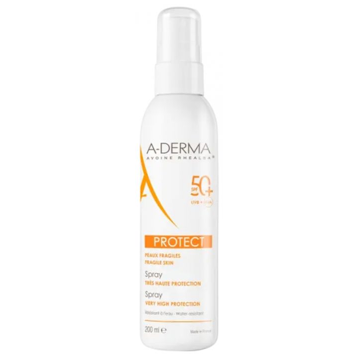 Protect spray très haute protection SPF 50+ A-Derma - spray de 200 ml