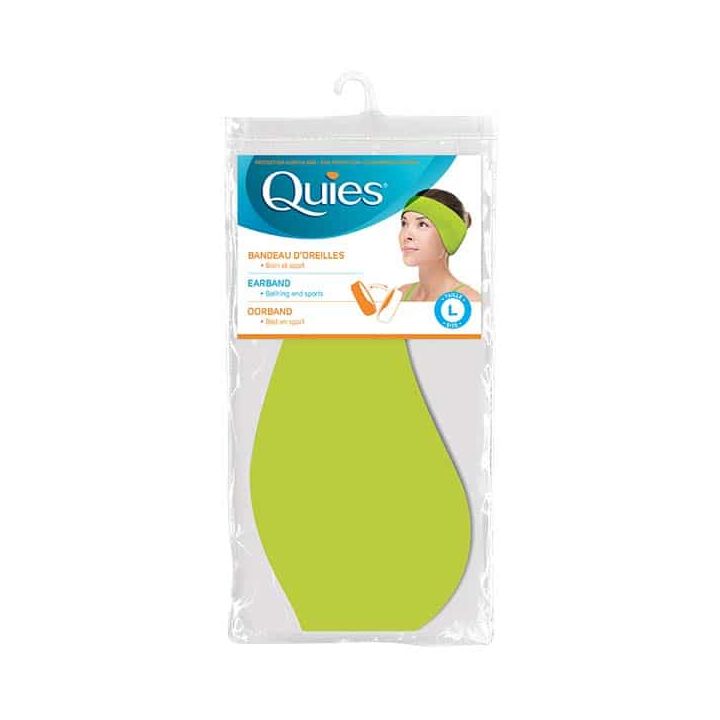 Protection auditive bandeau d'oreilles grande taille bain et sport Quies - 1 bandeau