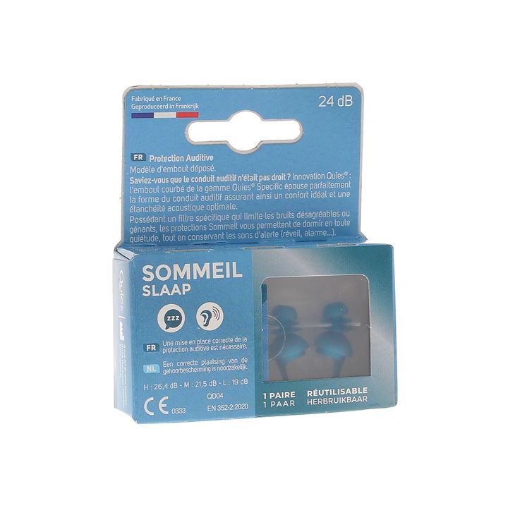 Protection auditive sommeil Quies - boîte d'une paire