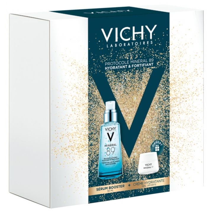 Protocole Minéral 89 hydratant et fortifiant Vichy - coffret de 2 produits
