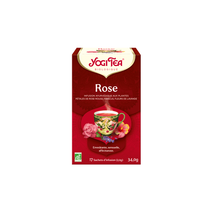 Rose bio Yogi Tea - boîte de 17 infusettes