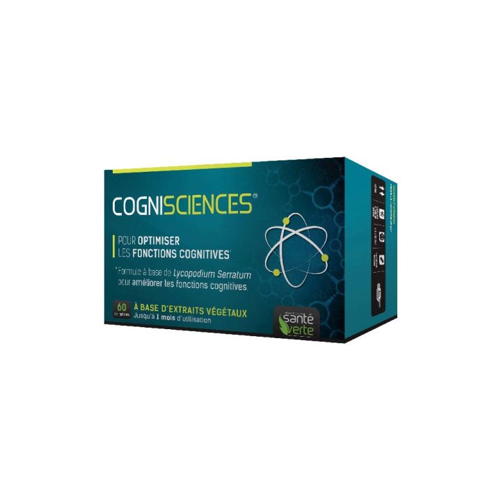 Cogni'sciences amélioration mémoire et concentration Santé verte - 60 comprimés