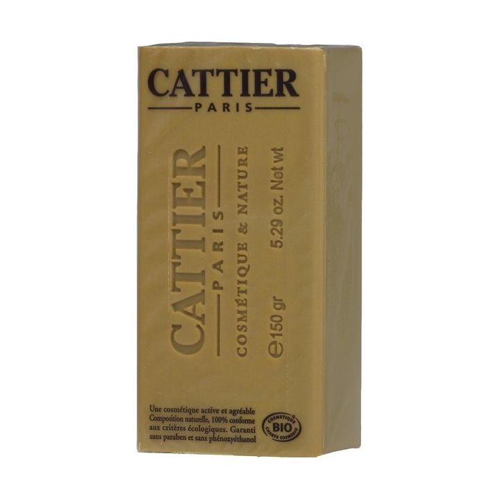 Savon doux végétal Argimiel BIO Cattier - pain de 150 g