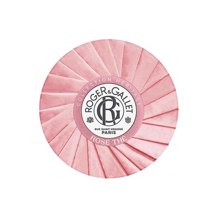 Savon parfumé Rose thé Roger & Gallet - pain de 100g