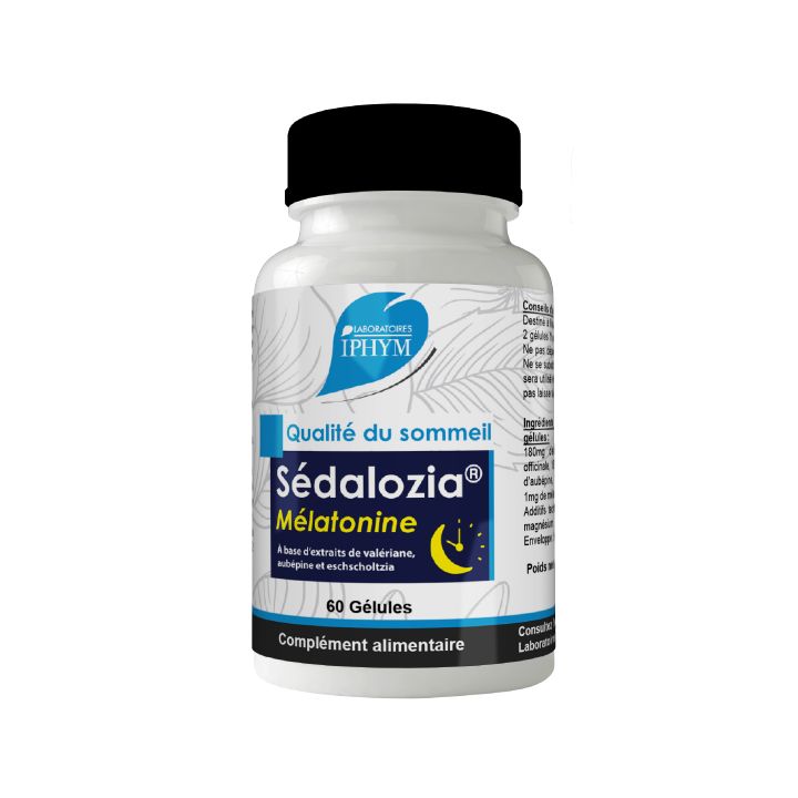 Sédalozia Mélatonine Iphym - pot de 60 gélules