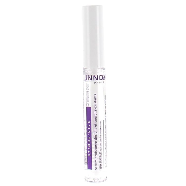 Sérum croissance des cils et sourcils incolore stimul'cils Innoxa - tube de 9 ml